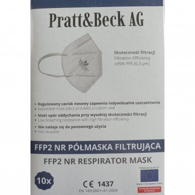 Apsauginė kaukė FFP2 10 vnt.